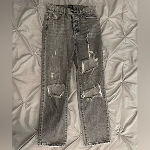 urban outfitters BDG grey/black distressed jeans